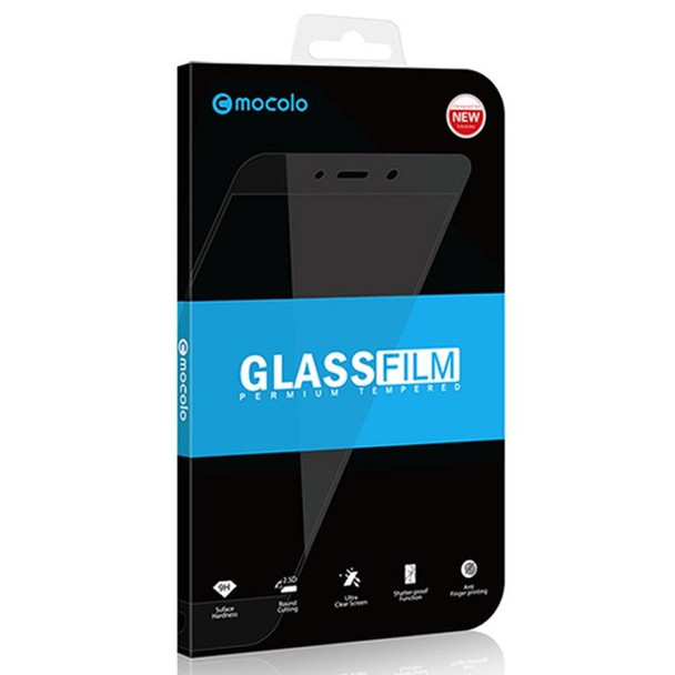 mocolo 0.33mm 9H 2.5D Silk Print Tempered Glass Film for iPhone XS / X (Black)