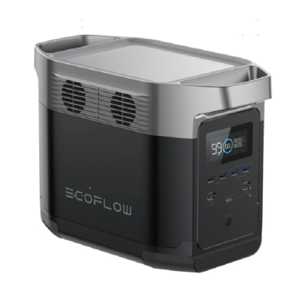 ECOFLOW Delta 2 Lithium Portable Power Station -  1800W Output; 1024Wh LFP Battery; 500W Solar - SA socket.