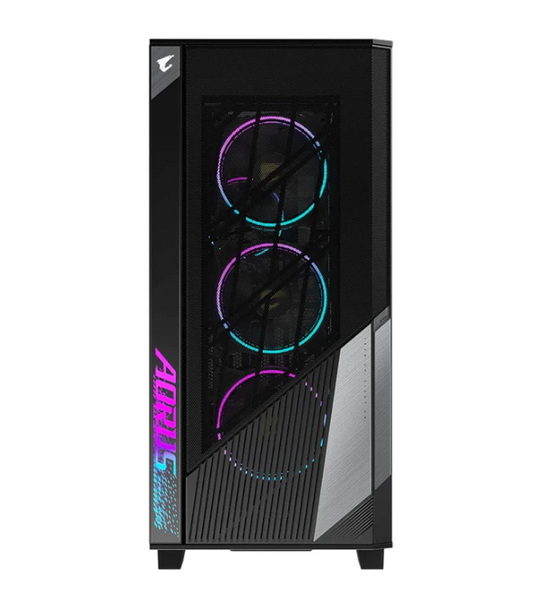 Gigabyte Aorus C500 Glass Mid Tower Gaming PC Case Black