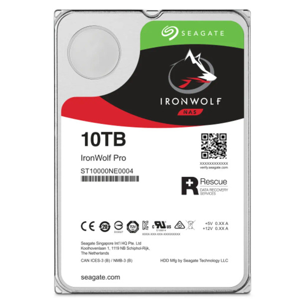 Seagate IronWolf Pro 3.5-inch 10TB NAS Internal Hard Drive