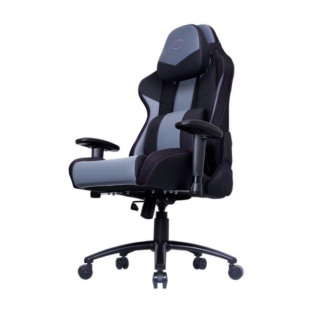 Cooler Master Gaming Chair R3; Black; Grey; Purple. Ergoo chair; lumbar and neckrest support. adjustable; Memory Foam