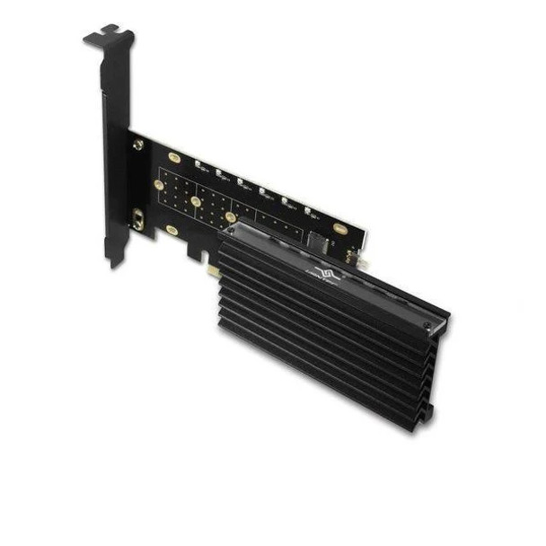 Vantec M.2 NVMe SSD PCIe X4 Adapter with Addressable RGB LED