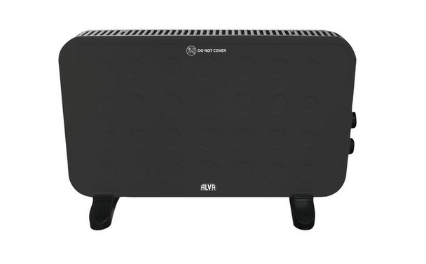 ALVA ELECTRIC CONVECTION HEATER BLACK