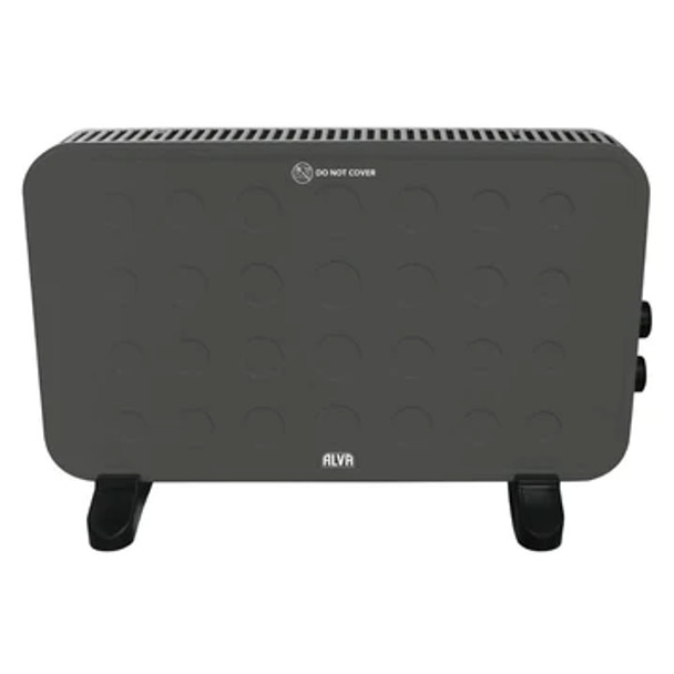 ALVA ELECTRIC CONVECTION HEATER METALLIC  GREY