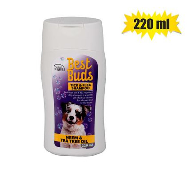 Best Buds Tick & Flea Shampoo 220ml