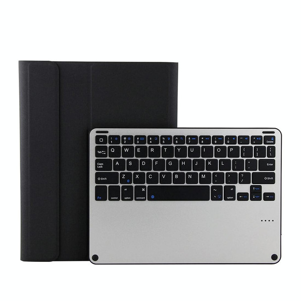 3018 Detachable Bluetooth 3.0 Aluminum Alloy Keyboard + Imitation Cloth Texture Leatherette Tablet Case for iPad Air / Air 2 / iPad Pro 9.7 inch, with Sleep / Water Repellent Function(Black)