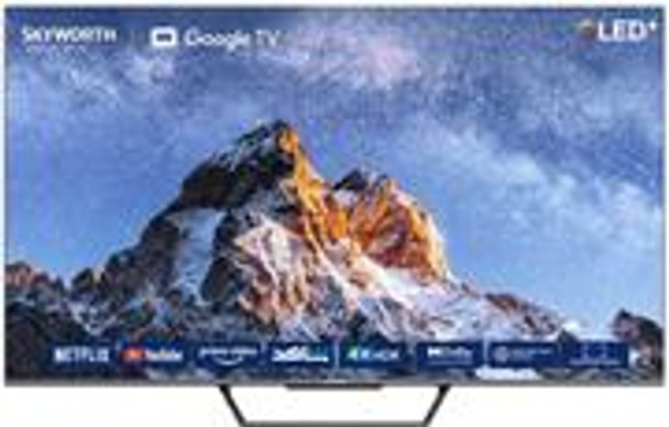 Skyworth SUE9500 75 inch UHD QLED Google Smart TV - Resolution 3840 x 2160, Brightness 350nits, Contrast 1200:1, 8ms Response time, 3x HDMI, 2x USB 2.0, 1x LAN, 1x WIFI, 1x Bluetooth 5.1, Retail Box , 2 year Limited Warranty