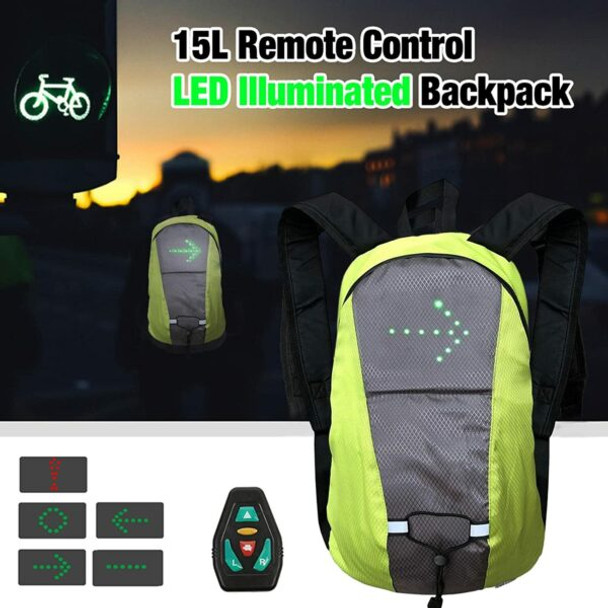 15L Reflective Sports Bag With LED Indicator