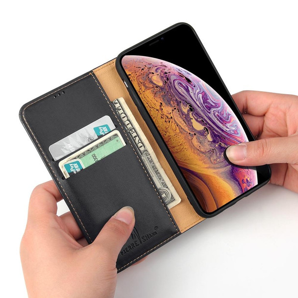 Horizontal Flip PU Leather Case for iPhone XS Max, with Holder & Card Slots & Wallet(Black)