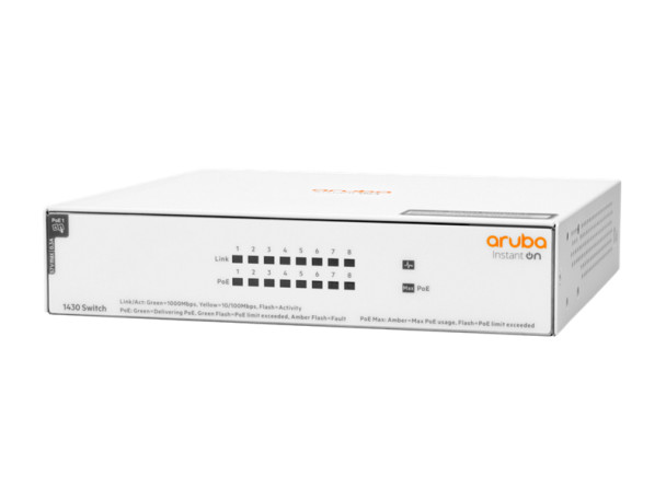 Aruba Instant On 1430 8G Class4 PoE 64W Switch