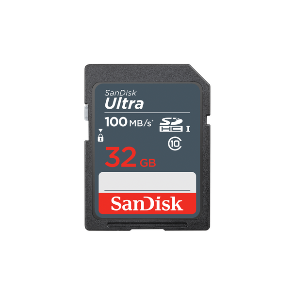 SanDisk Ultra 32GB SDHC Memory ARD 100MBS