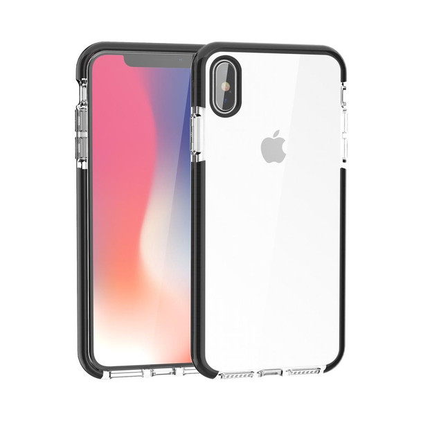 Highly Transparent Soft TPU Case for  iPhone XS Max (Black)