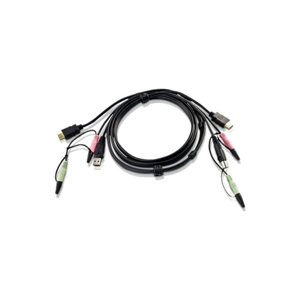 ATEN 1.8M USB HDMI KVM Cable With Audio