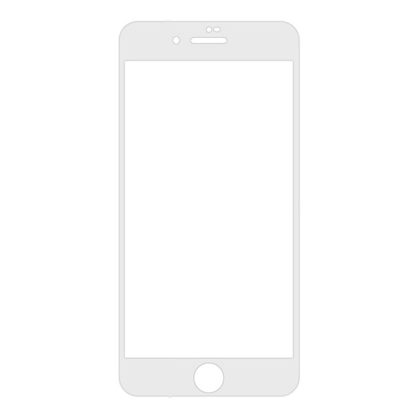 Anti-scratch 9H  Full Screen HD Tempered Glass Film for iPhone 8 Plus & 7 Plus(White)