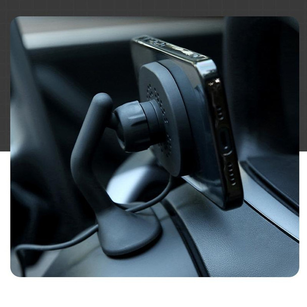 For Tesla Model3/Y Mobile Phone Car Magnetic Bracket Wireless Charging