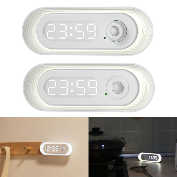 D05  Smart  Induction Magnetic Night Light with Time Display,Spec: Knob Dimming
