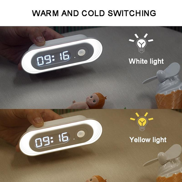 D05  Smart  Induction Magnetic Night Light with Time Display,Spec: Knob Dimming