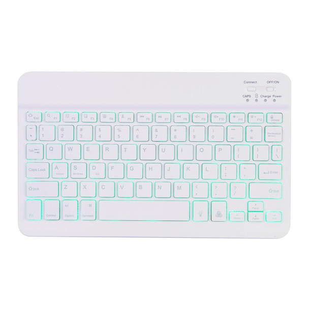 X-11BS Skin Plain Texture Detachable Bluetooth Keyboard Tablet Case for iPad Pro 11 inch 2020 / 2018, with Pen Slot & Backlight (Pink)