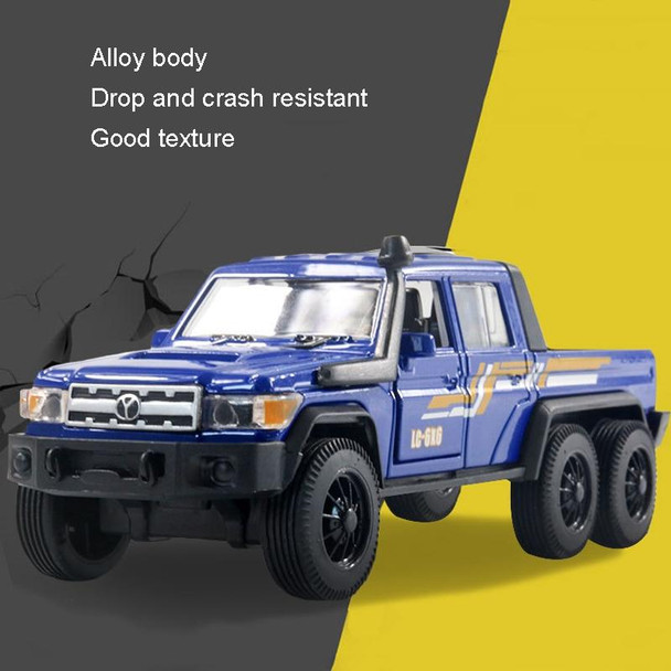 1:32 Alloy Pickup Truck Off-Road Model Children Toy Cars(B Models White)