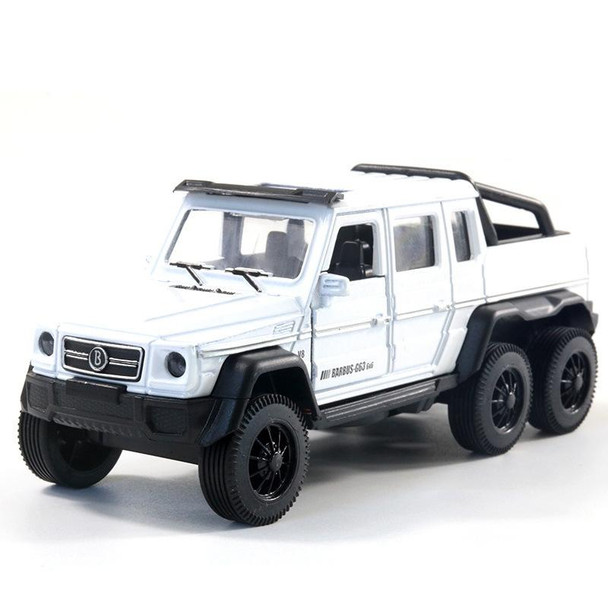 1:32 Alloy Pickup Truck Off-Road Model Children Toy Cars(B Models White)