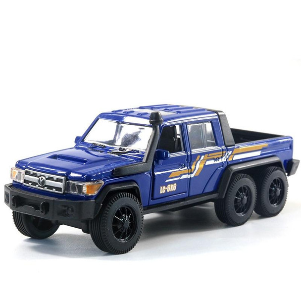 1:32 Alloy Pickup Truck Off-Road Model Children Toy Cars(Y Models Blue)