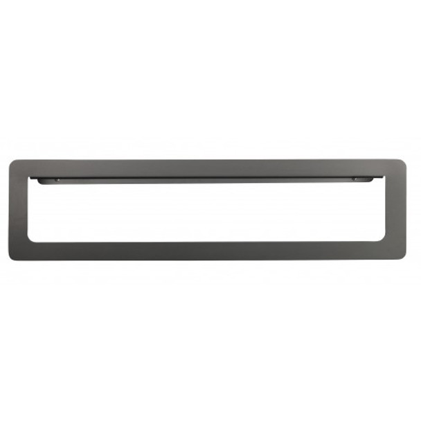 Wenko - Towel Rail With Shelf Uno - Montella Range - Rustproof Aluminium- ANTHRACITE