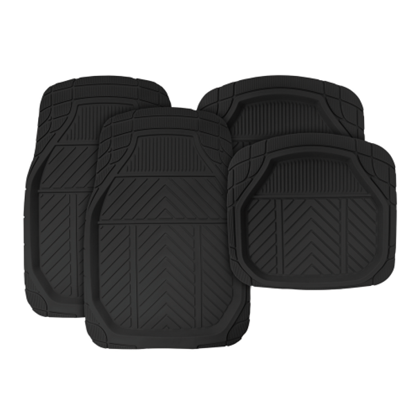 Stingray - 4 Piece Deep Trough Car Floor Mat Set