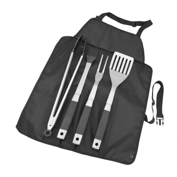 Alva - 5 Piece Roll Up BBQ Tool Set