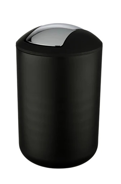 Wenko - Swing Cover Bin L - Brasil Range - Black