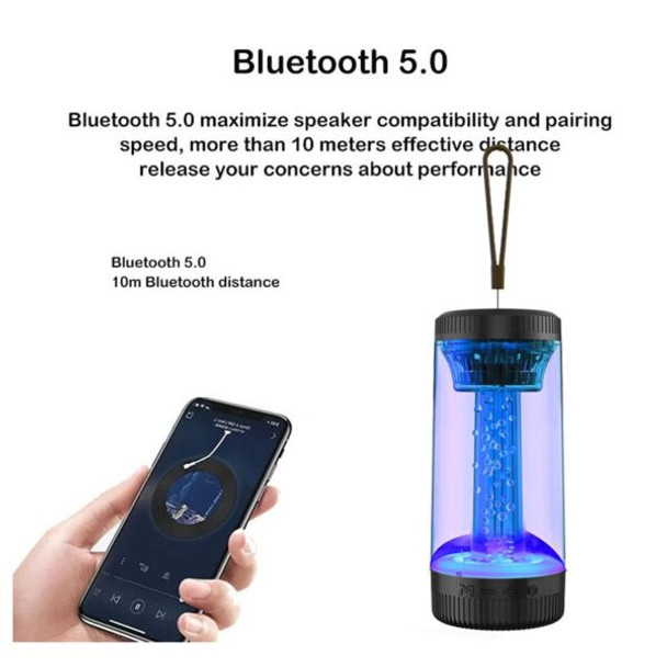 RGB Atmosphere Light Bluetooth Speaker FM Radio