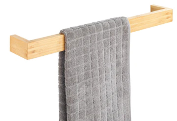 Wenko - Towel Rail - 60Cm - Bambusa Range - Bamboo