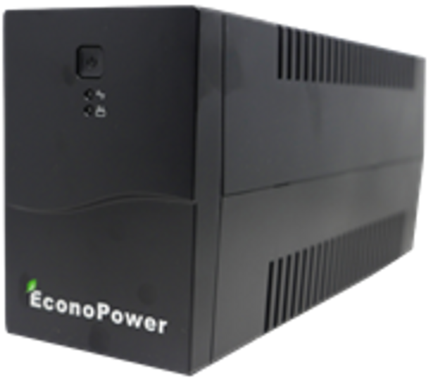 Econo Series 750va 450w UPS, Retail Box , 1 year Limited Warranty