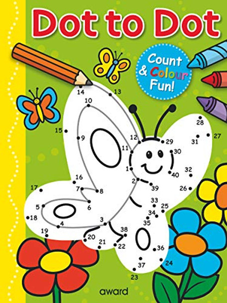 Dot To Dot Colouring Book - Butterfly