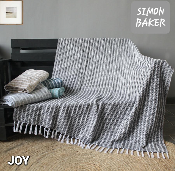 Simon Baker Cotton Throws 125x150CM