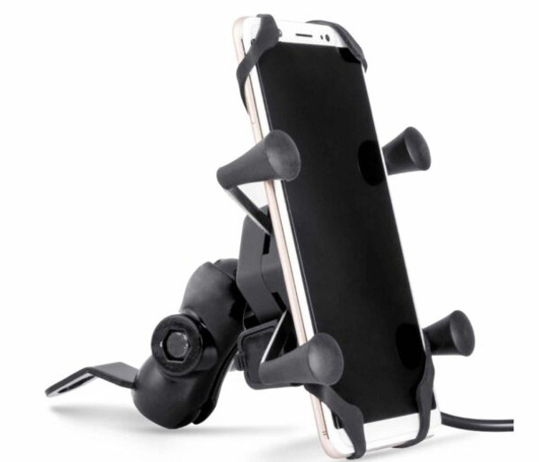 Universal X Grip Waterproof Motorbike Phone Holder Bracket