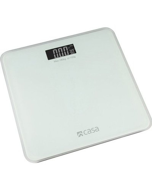 CASA Electronic Bathroom (Round Edge) Glass Scale