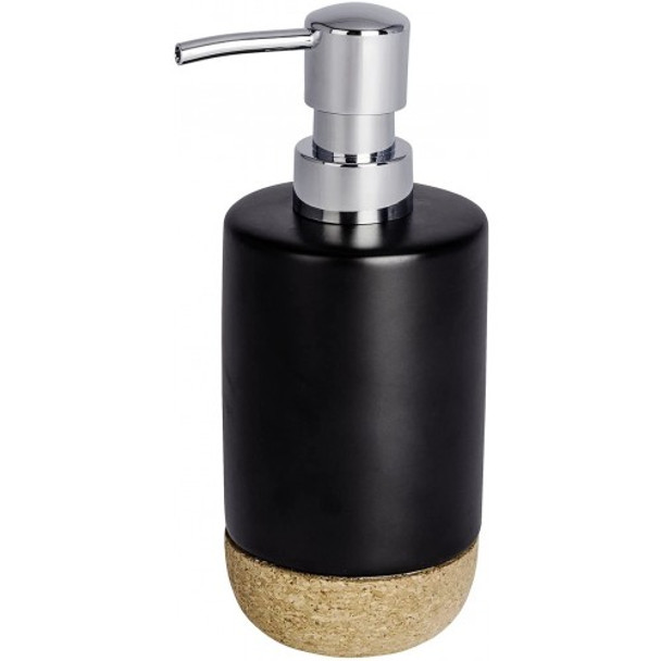 Soap Dispenser- Black Cemaric & Cork