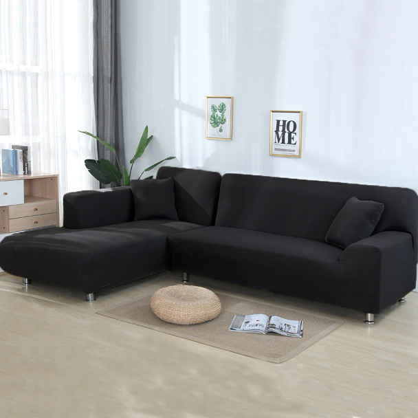 Fine Living Velvet L-Shape Couch Cover
