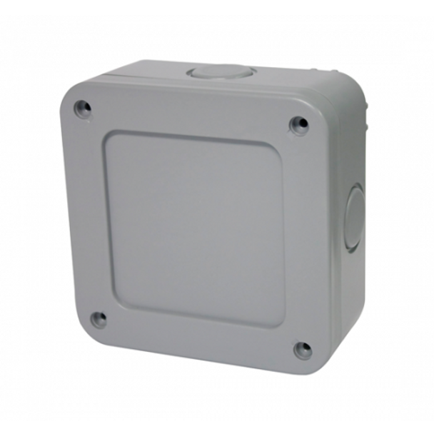 Masterplug - IP66 Square Junction Box - Grey