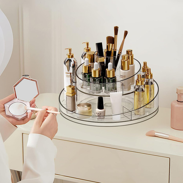 360 Degree Rotating Makeup Organizer