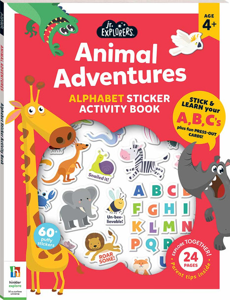 Junior Explorers - Animal Adventures Alphabet Activity Book