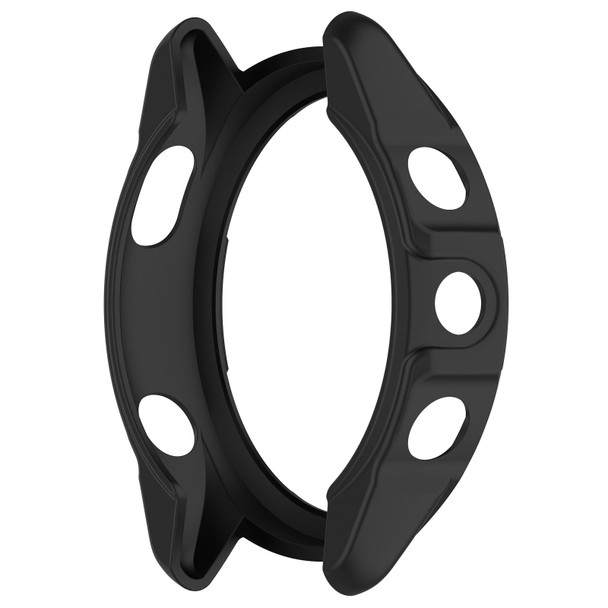 For Garmin Forerunner 265 Armor Hollow Watch Protective Case(Black)