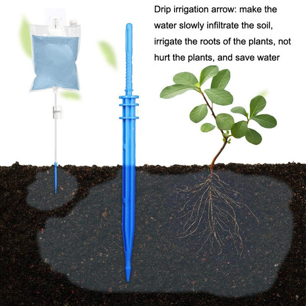 YT-C68 3L Double Drop Arrows Business Travel Household Automatic Watering Device Garden Art Dripper Seepage Bag Potted Plant Watering Device