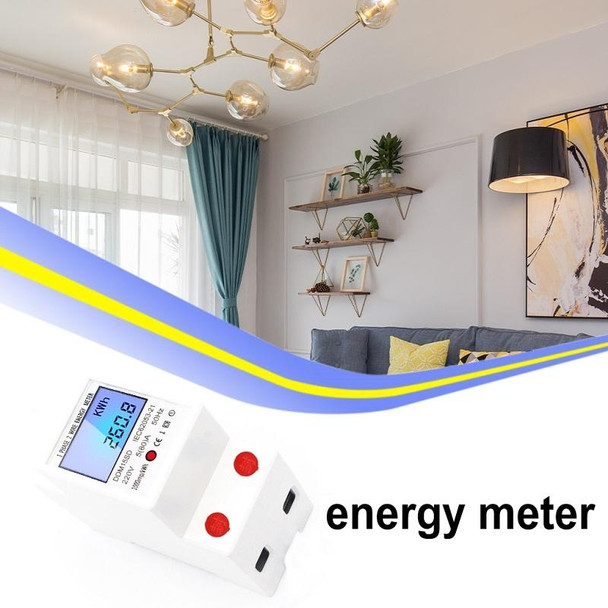 DDM15SD 15 (60) A Single-phase Multi-function Rail Meter with Backlight LCD Display