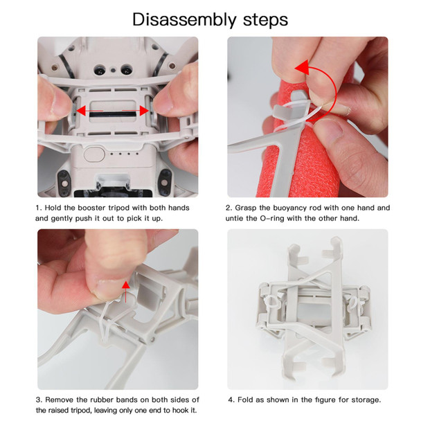 For DJI  Mini 2 RCSTQ Water Landing Gear Buoyancy Rod