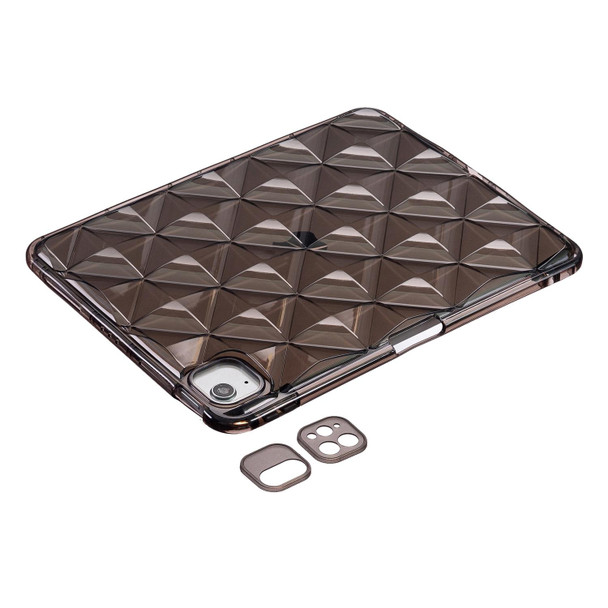 Diamond Texture TPU Airbag Tablet Case For iPad mini 6(Black)