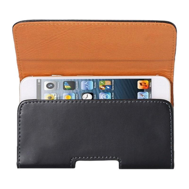 Crazy Horse Texture Vertical Flip Leatherette Case / Waist Bag with Back Splint for iPhone 5G