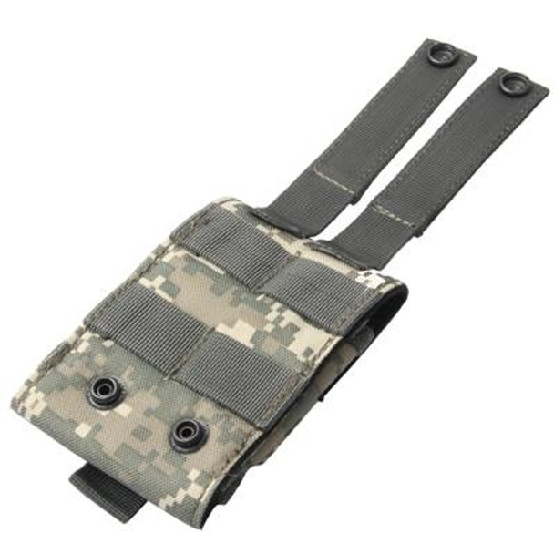 Camouflage Army Combat Travel Utility Hook and Loop Fastener Belt Pouch Bum Bag Mobile Phone Money(Green)