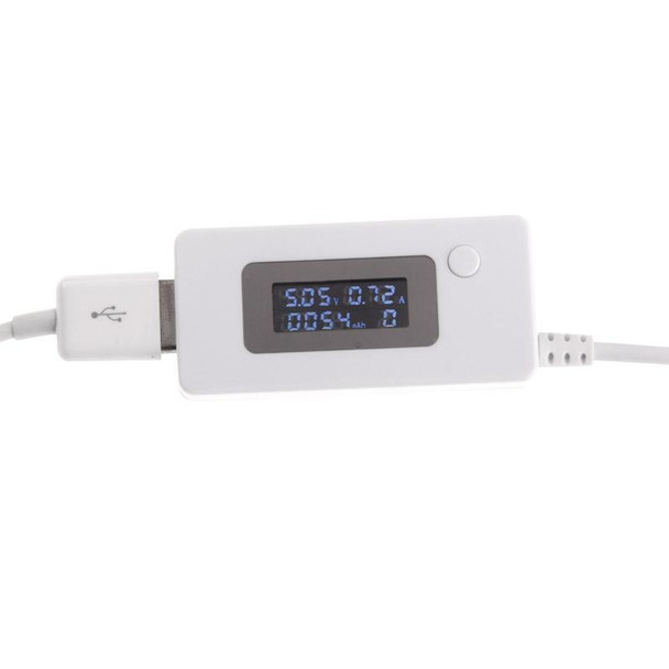 KCX-017 Mini Mobile Power Capacity Tester(White)