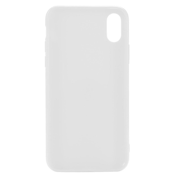 For iPhone XR Candy Color TPU Case(White)